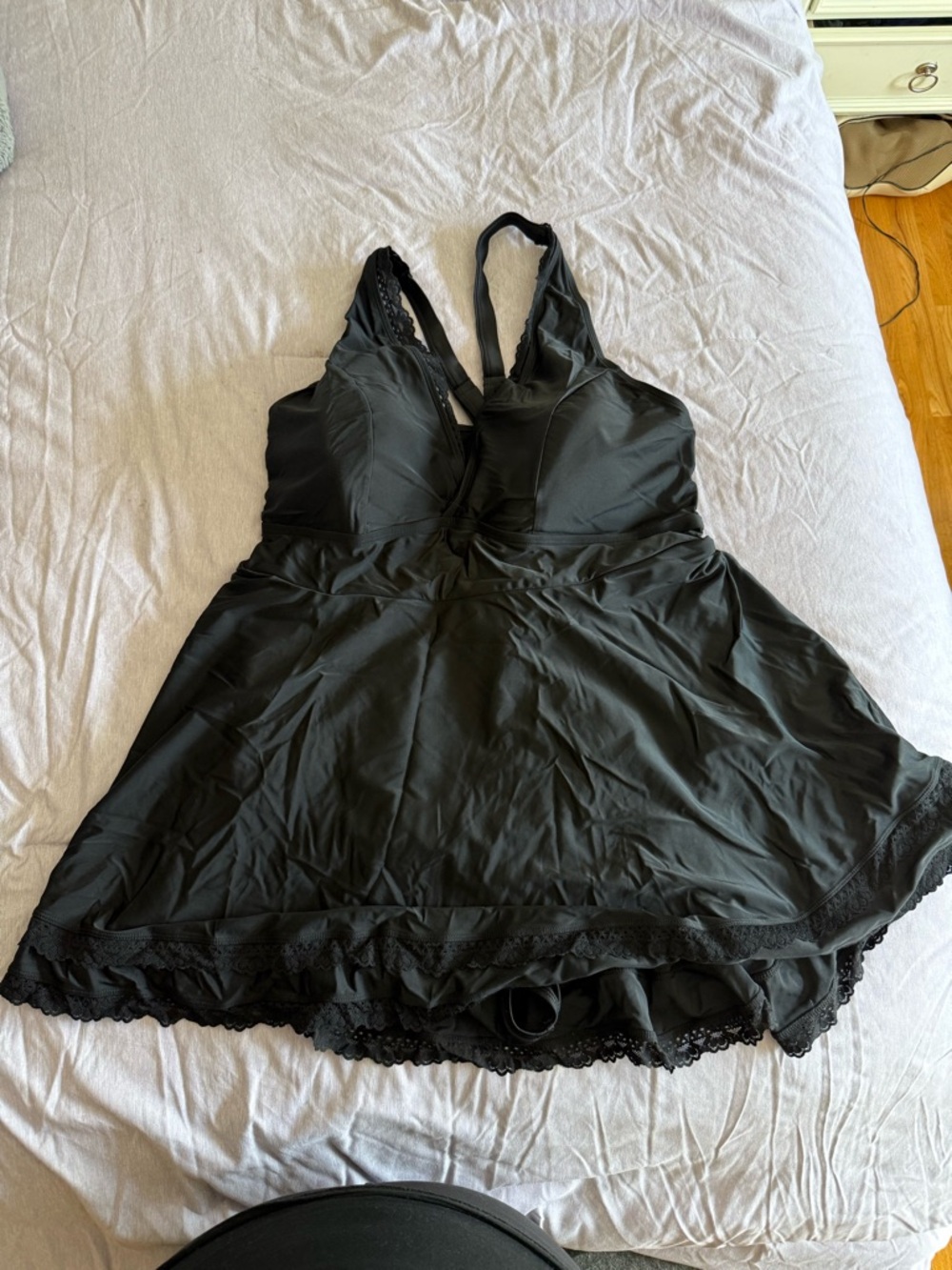 torrid Black Swimdress with Brand Tags